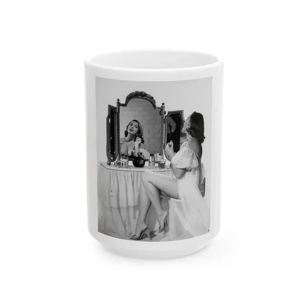 Dawn Richard #07 (Vintage Female Icon) White Coffee Mug 15oz - Go Mug Yourself