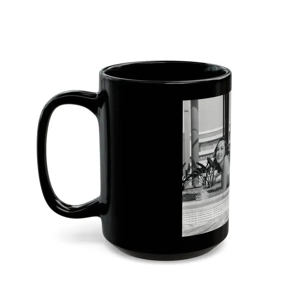 Dawn Richard #10 (Vintage Female Icon) Black Coffee Mug - Go Mug Yourself