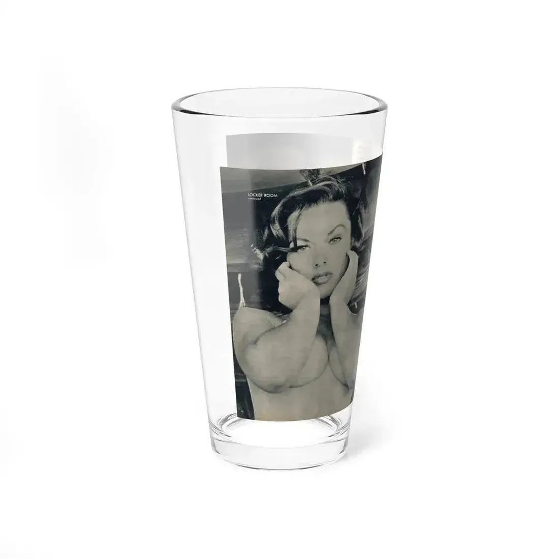 Dawn Richard #106 - Pages 48 & 49 Including Pages 3 & 4 of 4 with, 3 B&W Photos from MAN's Magazine June 1963 (Vintage Female Icon) Pint Glass 16oz - Go Mug Yourself