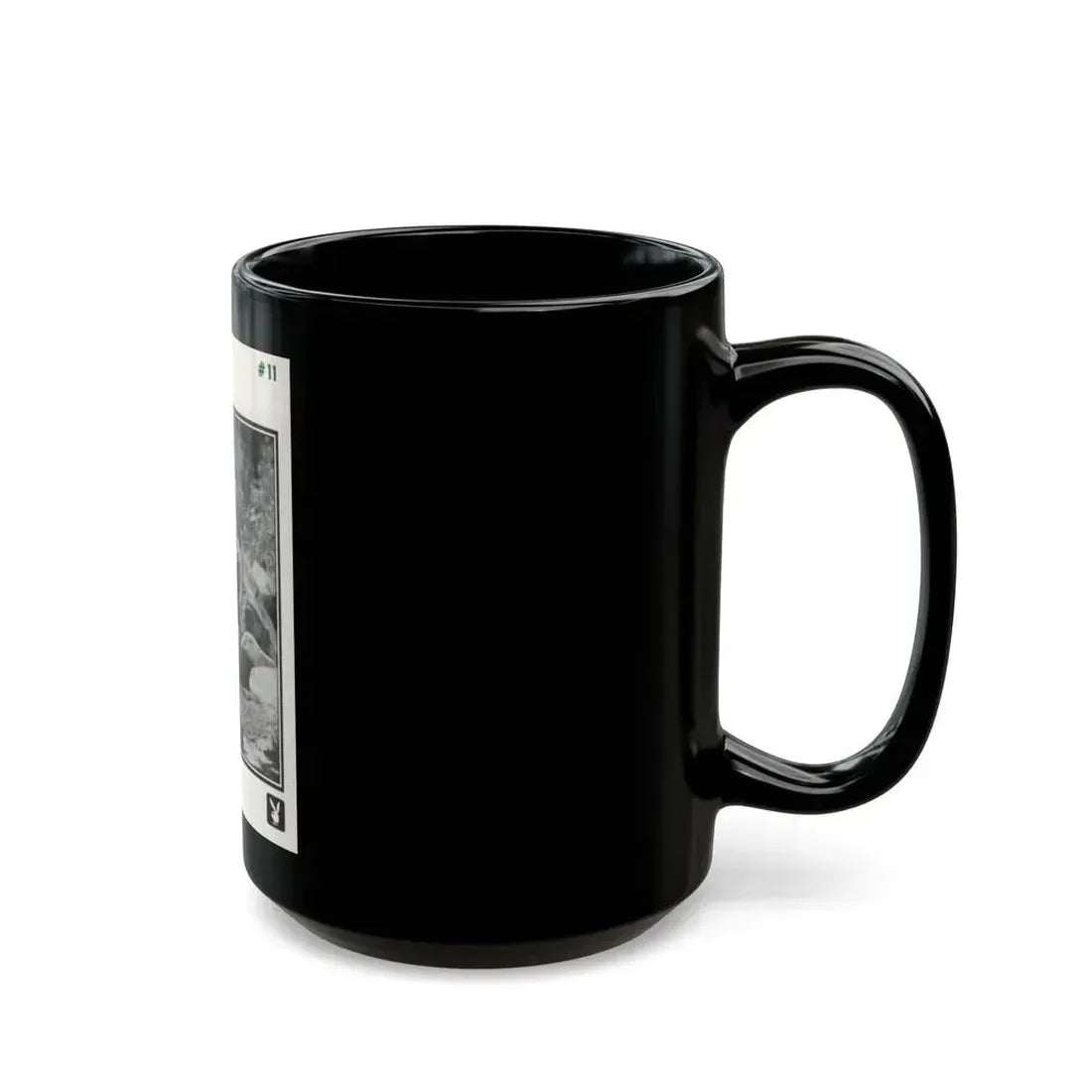 Dawn Richard #108 - Dawn on 2.5x3.5 Playboy Collector Card (Vintage Female Icon) Black Coffee Mug - Go Mug Yourself