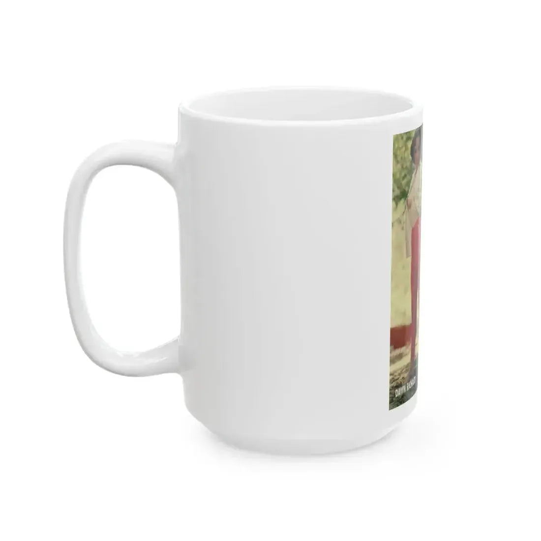 Dawn Richard #109 - Dawn on 2.5x3.5 Playboy Collector Card (Vintage Female Icon) White Coffee Mug - Go Mug Yourself