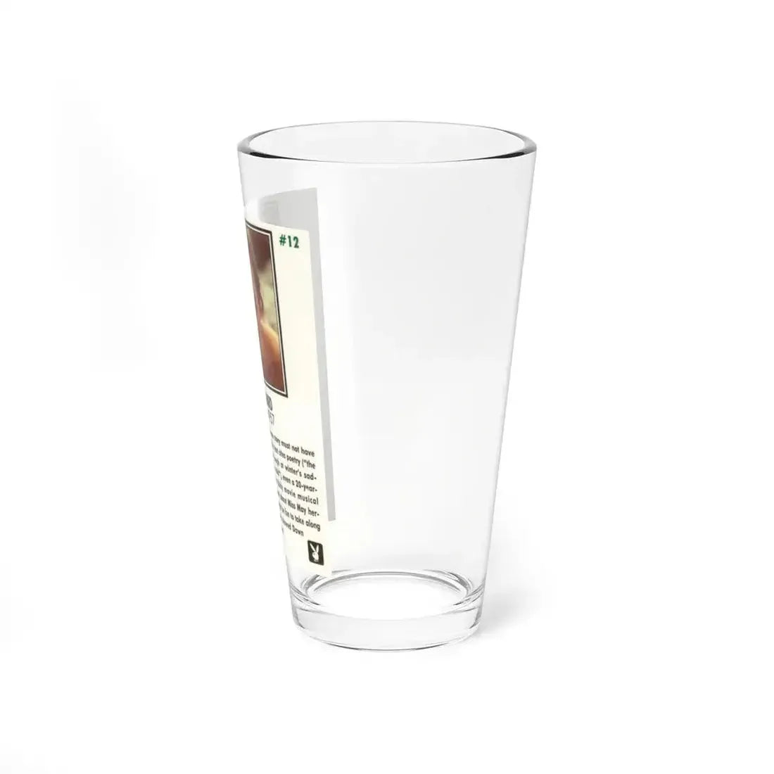 Dawn Richard #110 - Dawn on 2.5x3.5 Playboy Collector Card (Vintage Female Icon) Pint Glass 16oz - Go Mug Yourself