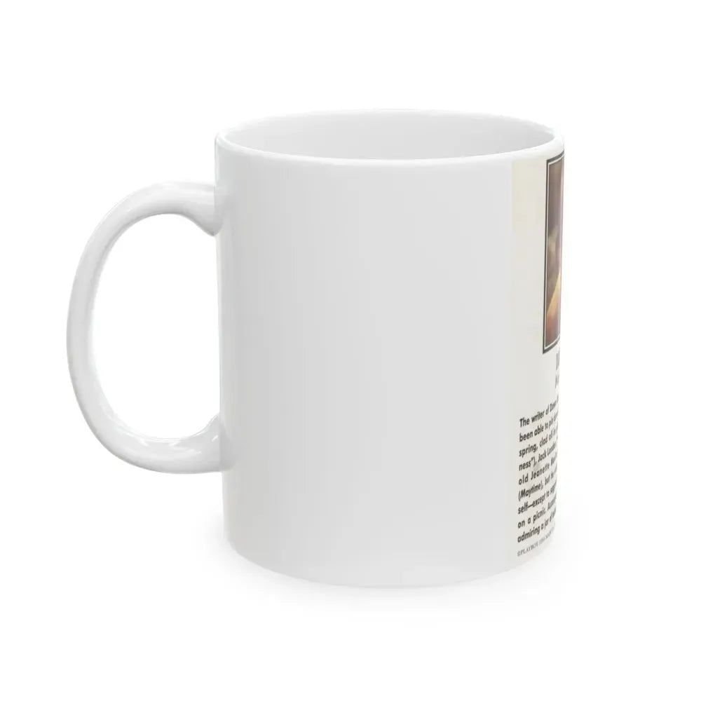Dawn Richard #110 - Dawn on 2.5x3.5 Playboy Collector Card (Vintage Female Icon) White Coffee Mug - Go Mug Yourself