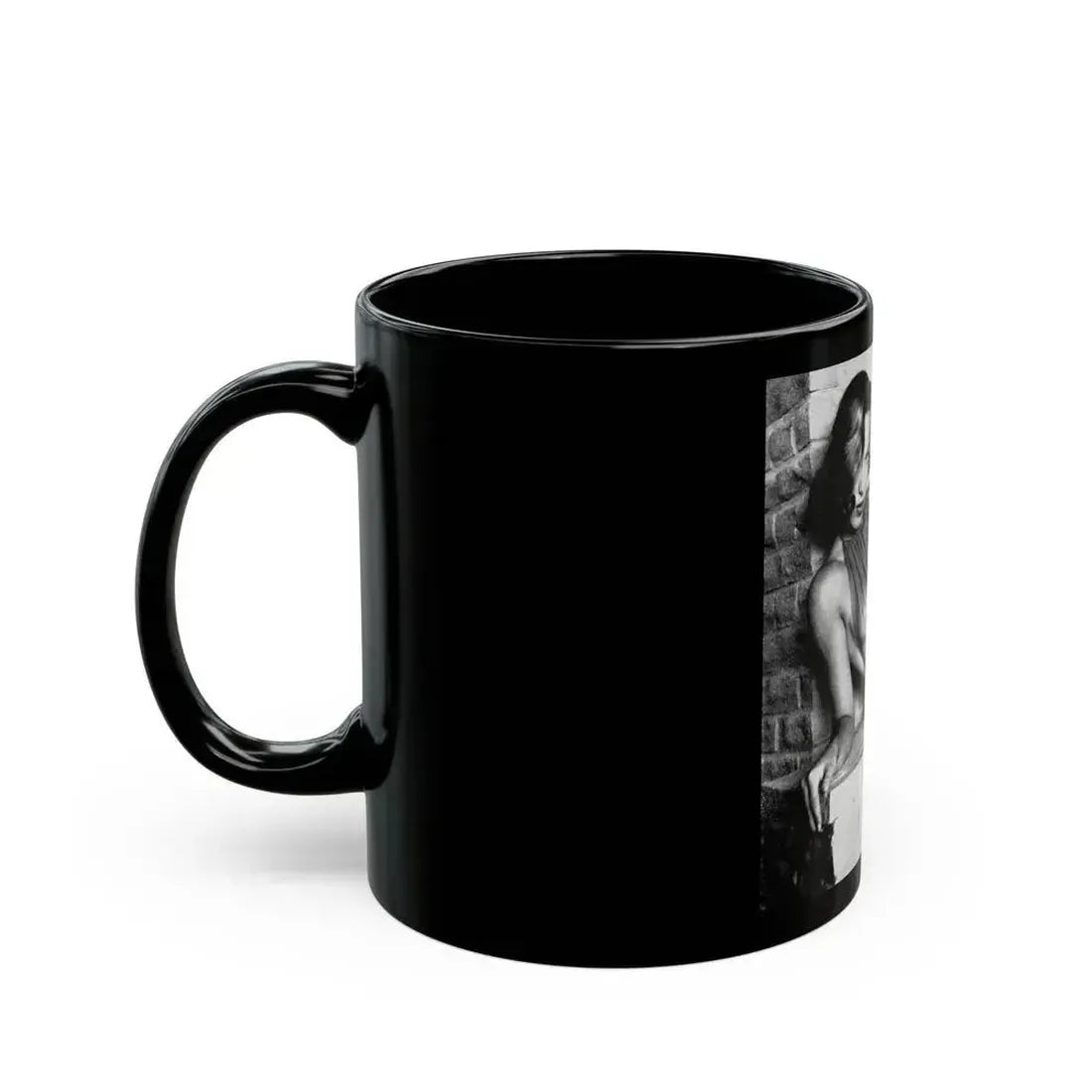 Dawn Richard #17 - See through top (Vintage Female Icon) Black Coffee Mug - Go Mug Yourself