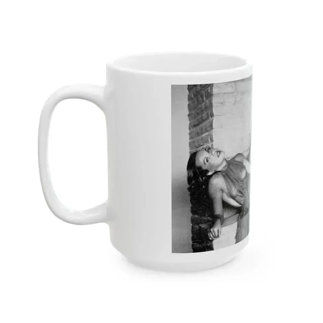 Dawn Richard #18 - See through top (Vintage Female Icon) White Coffee Mug - Go Mug Yourself