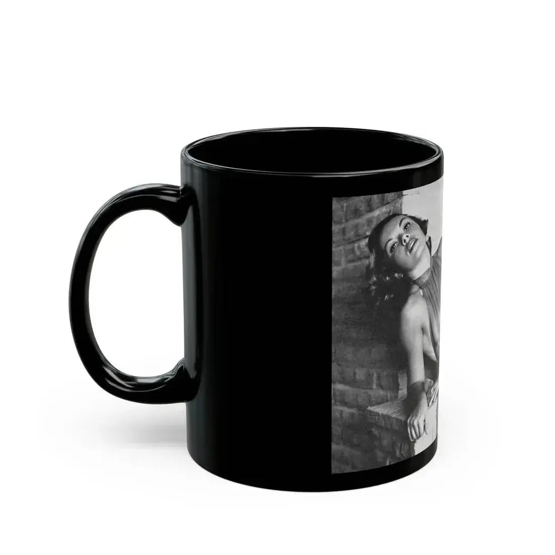 Dawn Richard #19 - See through top (Vintage Female Icon) Black Coffee Mug - Go Mug Yourself