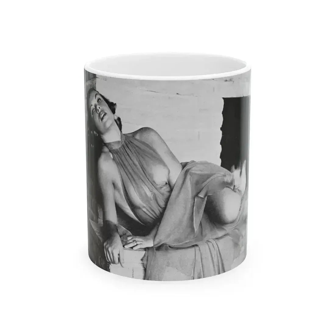 Dawn Richard #19 - See through top (Vintage Female Icon) White Coffee Mug 11oz - Go Mug Yourself