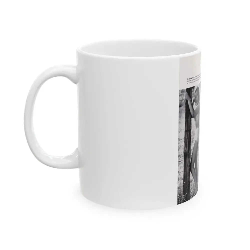 Dawn Richard #24 (Vintage Female Icon) White Coffee Mug - Go Mug Yourself