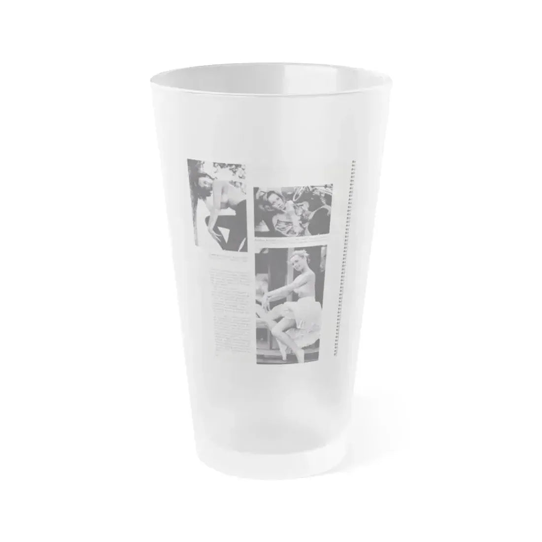 Dawn Richard #26 (Vintage Female Icon) Frosted Pint Glass 16oz 16oz Frosted - Go Mug Yourself