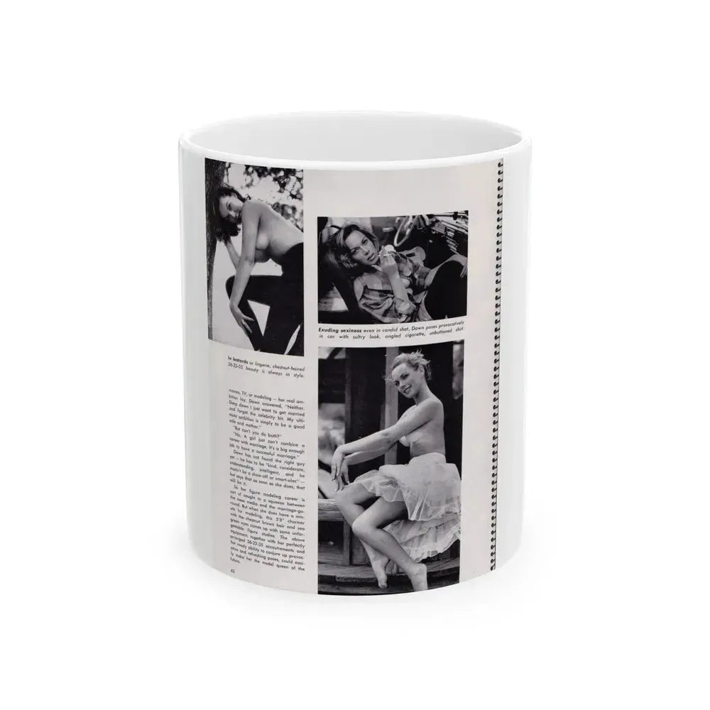 Dawn Richard #26 (Vintage Female Icon) White Coffee Mug 11oz - Go Mug Yourself