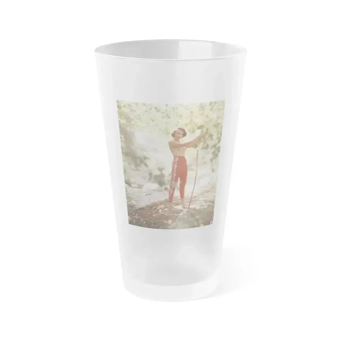 Dawn Richard #30 (Vintage Female Icon) Frosted Pint Glass 16oz 16oz Frosted - Go Mug Yourself