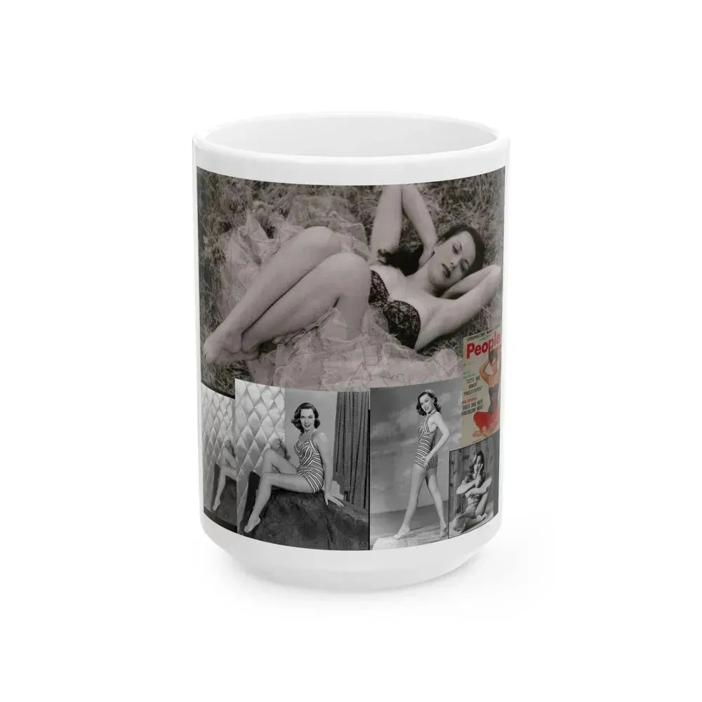 Dawn Richard #32 (Vintage Female Icon) White Coffee Mug 15oz - Go Mug Yourself