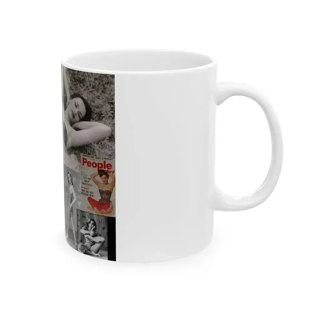 Dawn Richard #32 (Vintage Female Icon) White Coffee Mug - Go Mug Yourself