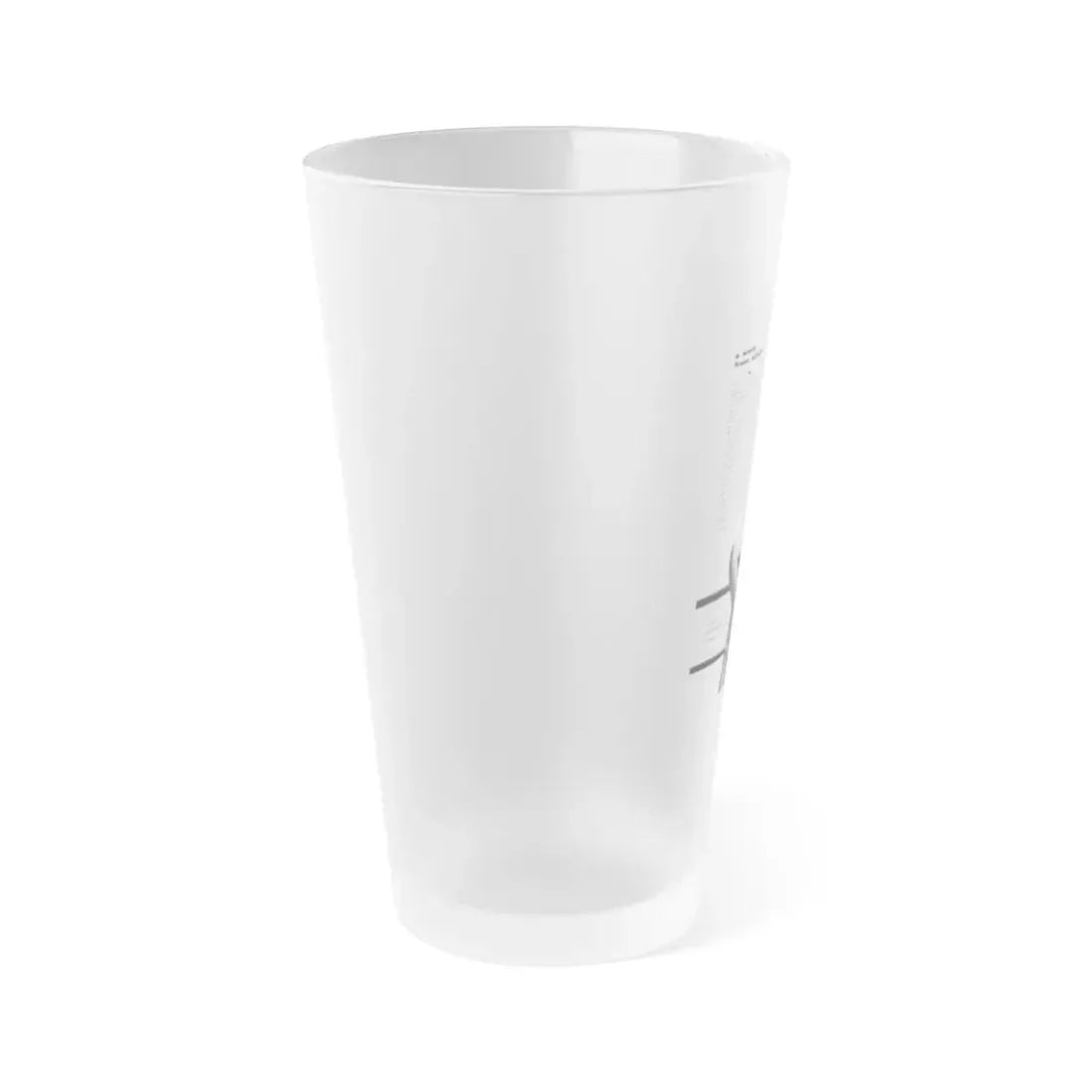 Dawn Richard #44 - Adam Mag. '58 - Inside Cover 1 (Vintage Female Icon) Frosted Pint Glass 16oz - Go Mug Yourself