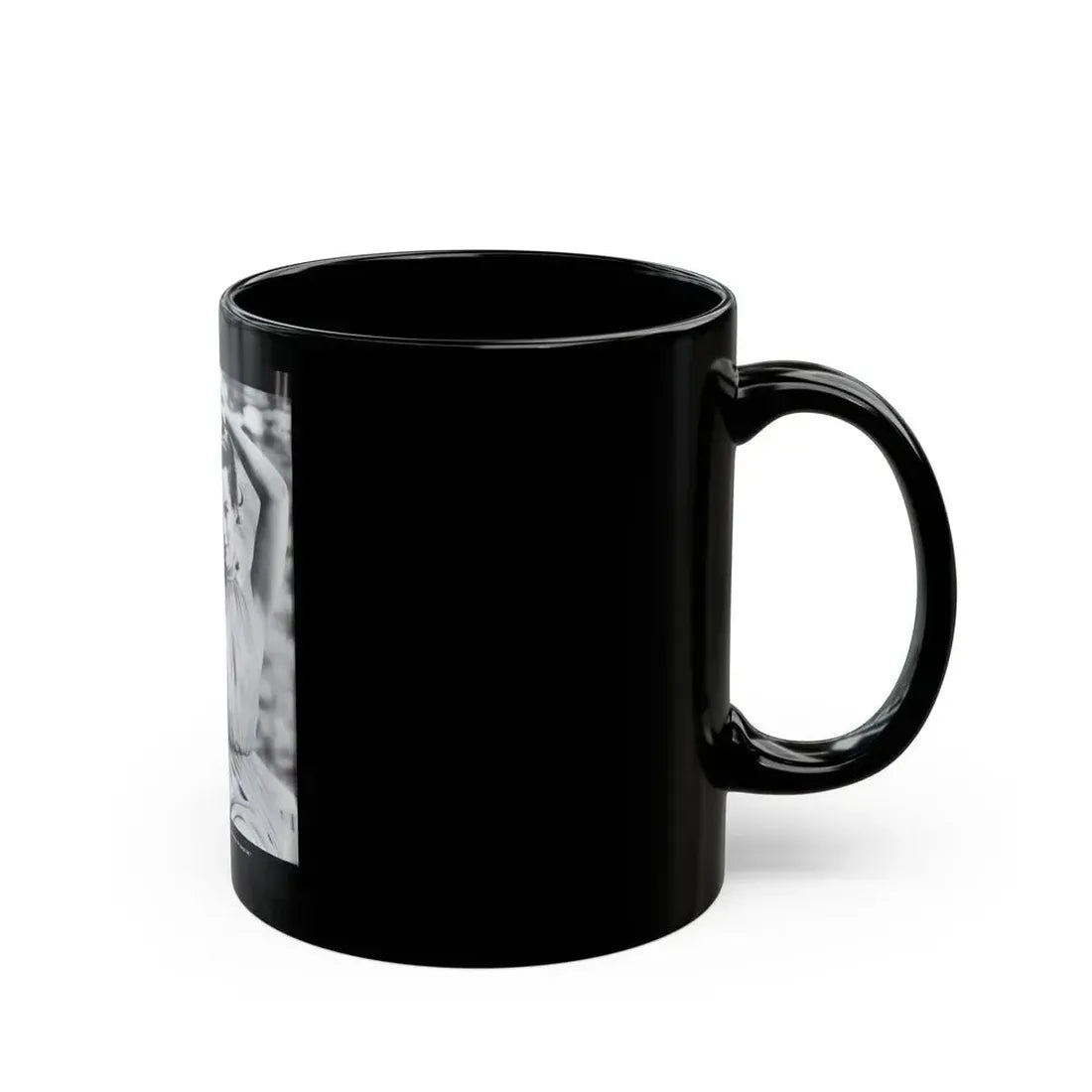 Dawn Richard #52 - Inside Cover Photo see through top from Sir Knight Vol. 1 No. 5 Mag. '58 (Vintage Female Icon) Black Coffee Mug - Go Mug Yourself