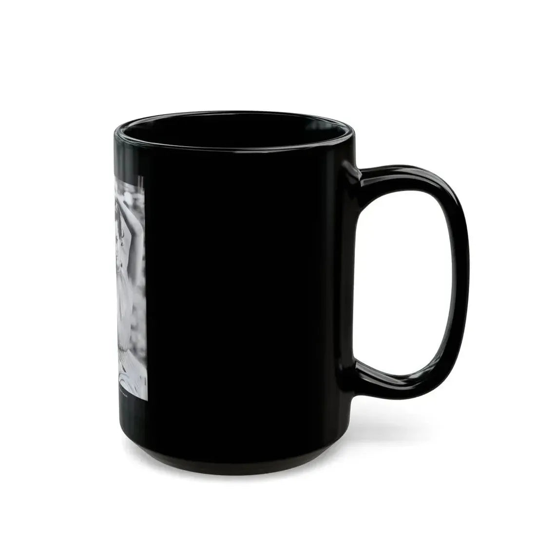 Dawn Richard #52 - Inside Cover Photo see through top from Sir Knight Vol. 1 No. 5 Mag. '58 (Vintage Female Icon) Black Coffee Mug - Go Mug Yourself