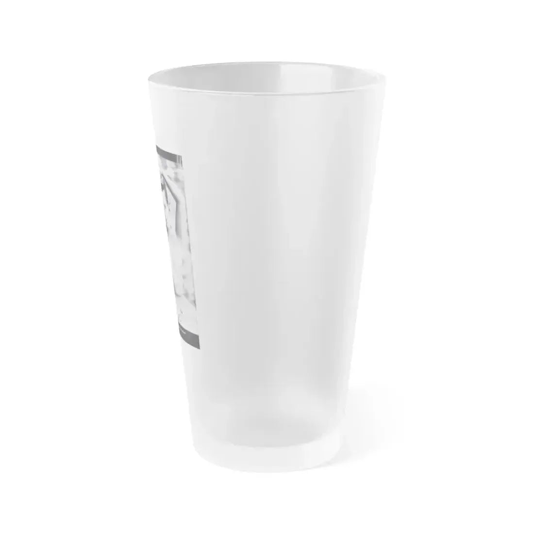 Dawn Richard #52 - Inside Cover Photo see through top from Sir Knight Vol. 1 No. 5 Mag. '58 (Vintage Female Icon) Frosted Pint Glass 16oz - Go Mug Yourself