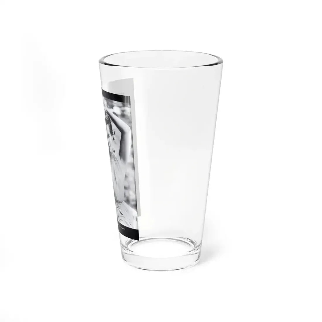 Dawn Richard #52 - Inside Cover Photo see through top from Sir Knight Vol. 1 No. 5 Mag. '58 (Vintage Female Icon) Pint Glass 16oz - Go Mug Yourself