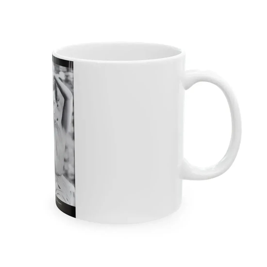 Dawn Richard #52 - Inside Cover Photo see through top from Sir Knight Vol. 1 No. 5 Mag. '58 (Vintage Female Icon) White Coffee Mug - Go Mug Yourself