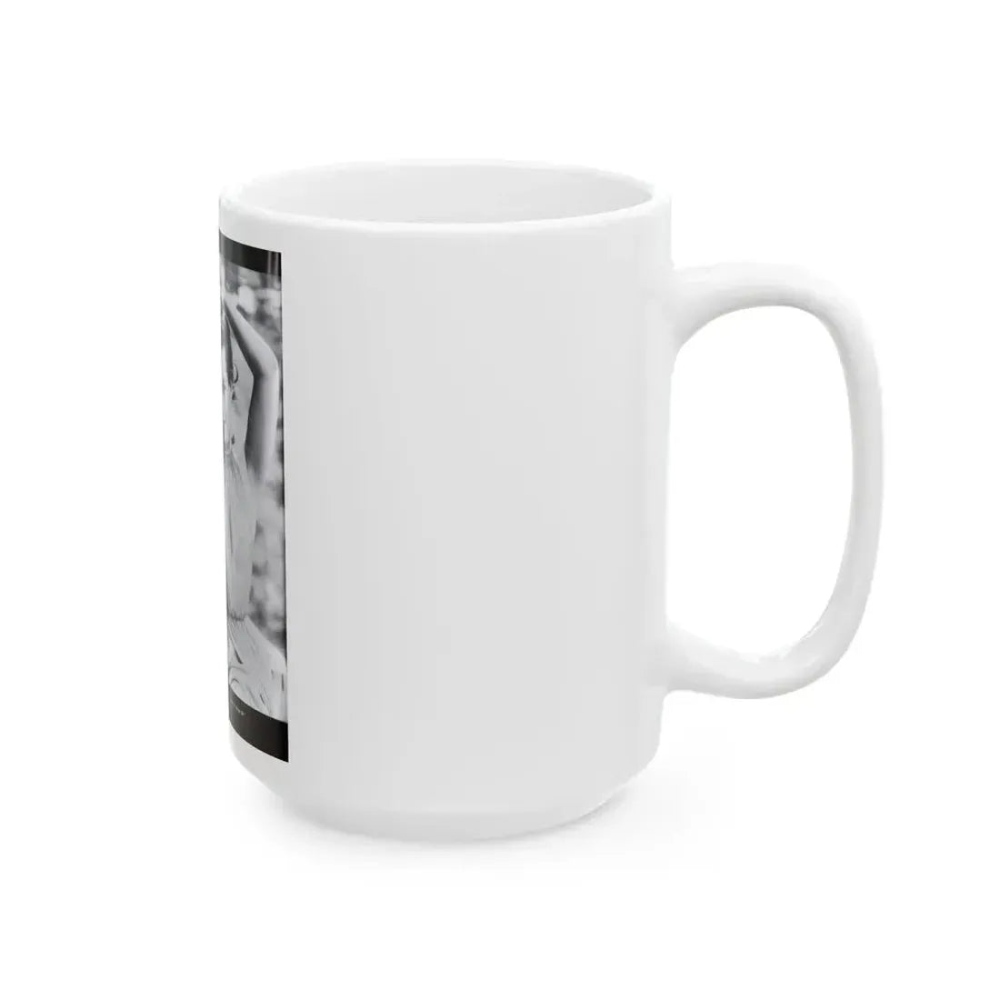 Dawn Richard #52 - Inside Cover Photo see through top from Sir Knight Vol. 1 No. 5 Mag. '58 (Vintage Female Icon) White Coffee Mug - Go Mug Yourself