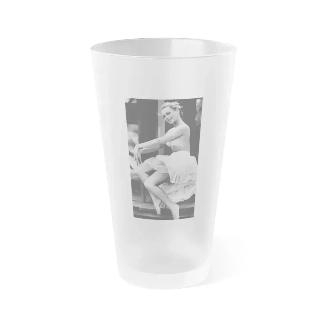 Dawn Richard #54 (Vintage Female Icon) Frosted Pint Glass 16oz 16oz Frosted - Go Mug Yourself
