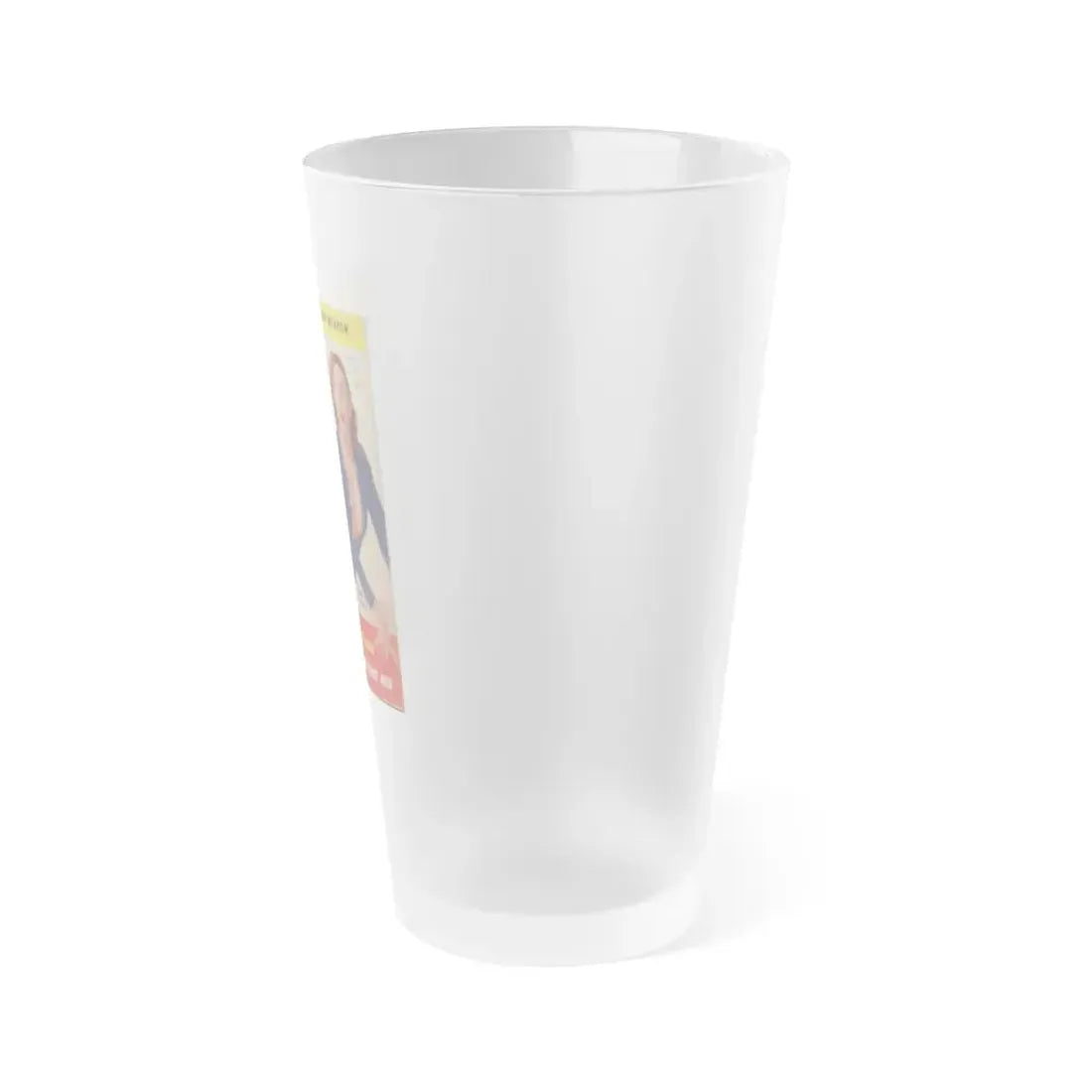 Dawn Richard #57 - Bold Pocket Mag. April '59 Cover (Vintage Female Icon) Frosted Pint Glass 16oz - Go Mug Yourself