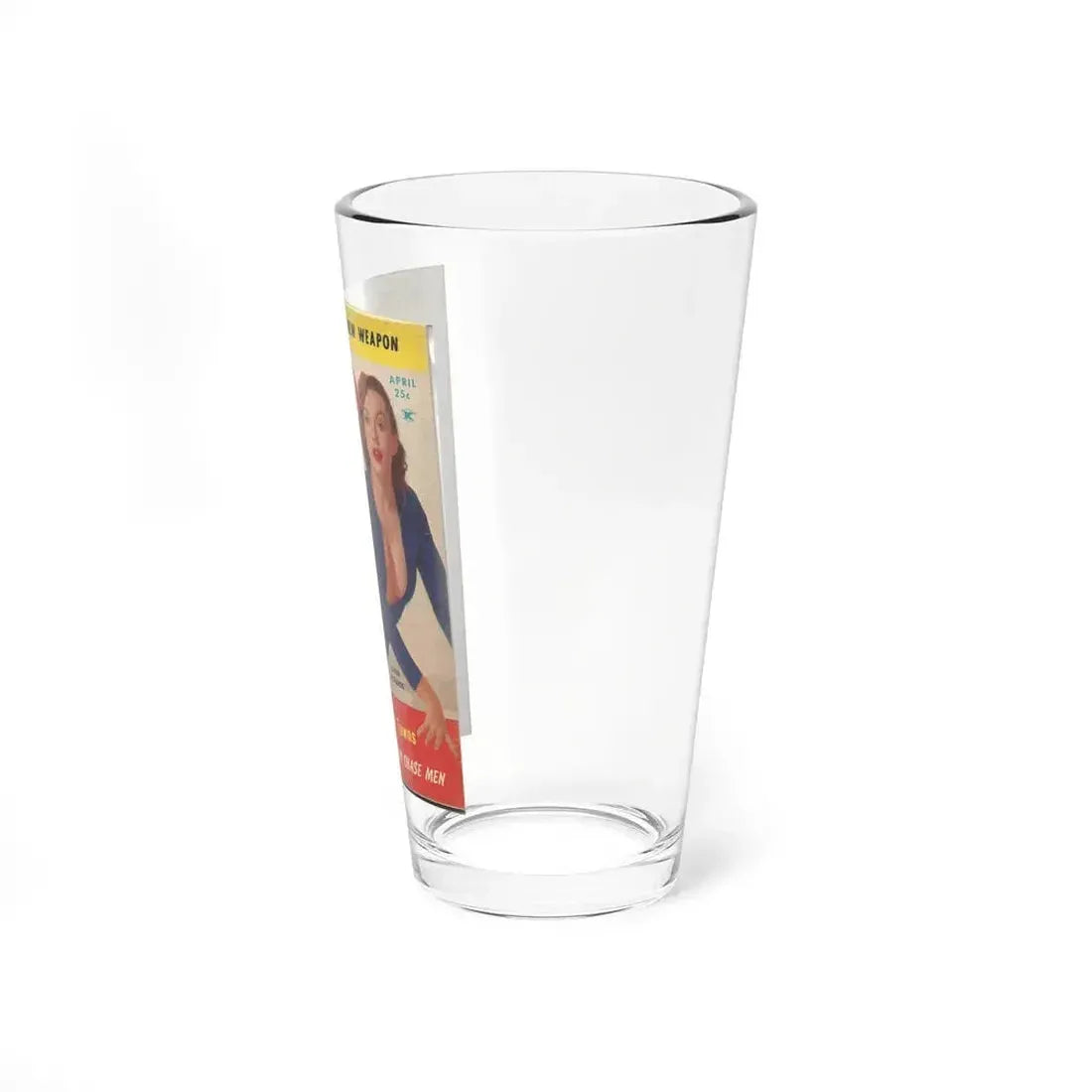 Dawn Richard #57 - Bold Pocket Mag. April '59 Cover (Vintage Female Icon) Pint Glass 16oz - Go Mug Yourself