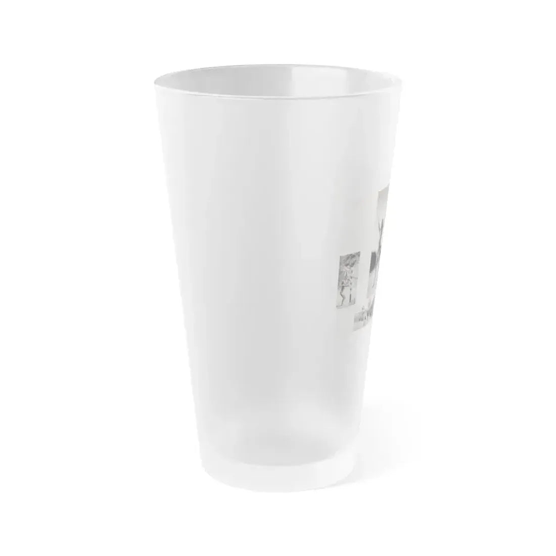 Dawn Richard #70 - Pages 66 & 67 Including 2 Pages & 7 B&W Photos with Caption from DUDE Mag. '57 1 (Vintage Female Icon) Frosted Pint Glass 16oz - Go Mug Yourself