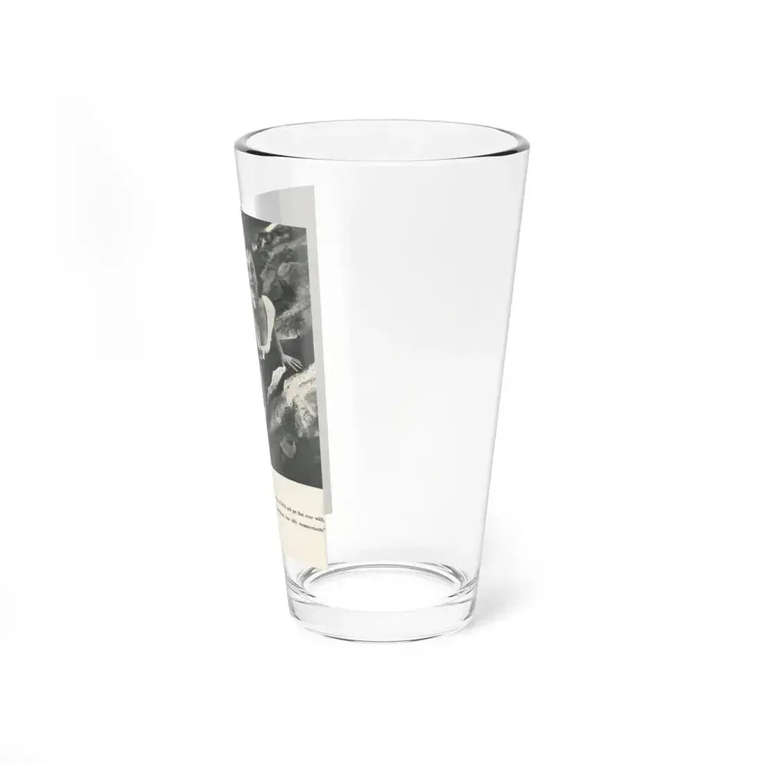 Dawn Richard #73 - Pages 24 Including Pages 3 of 5 with, 1 B&W Photo & Caption from Swank Magazine Aug. '57 (Vintage Female Icon) Pint Glass 16oz - Go Mug Yourself