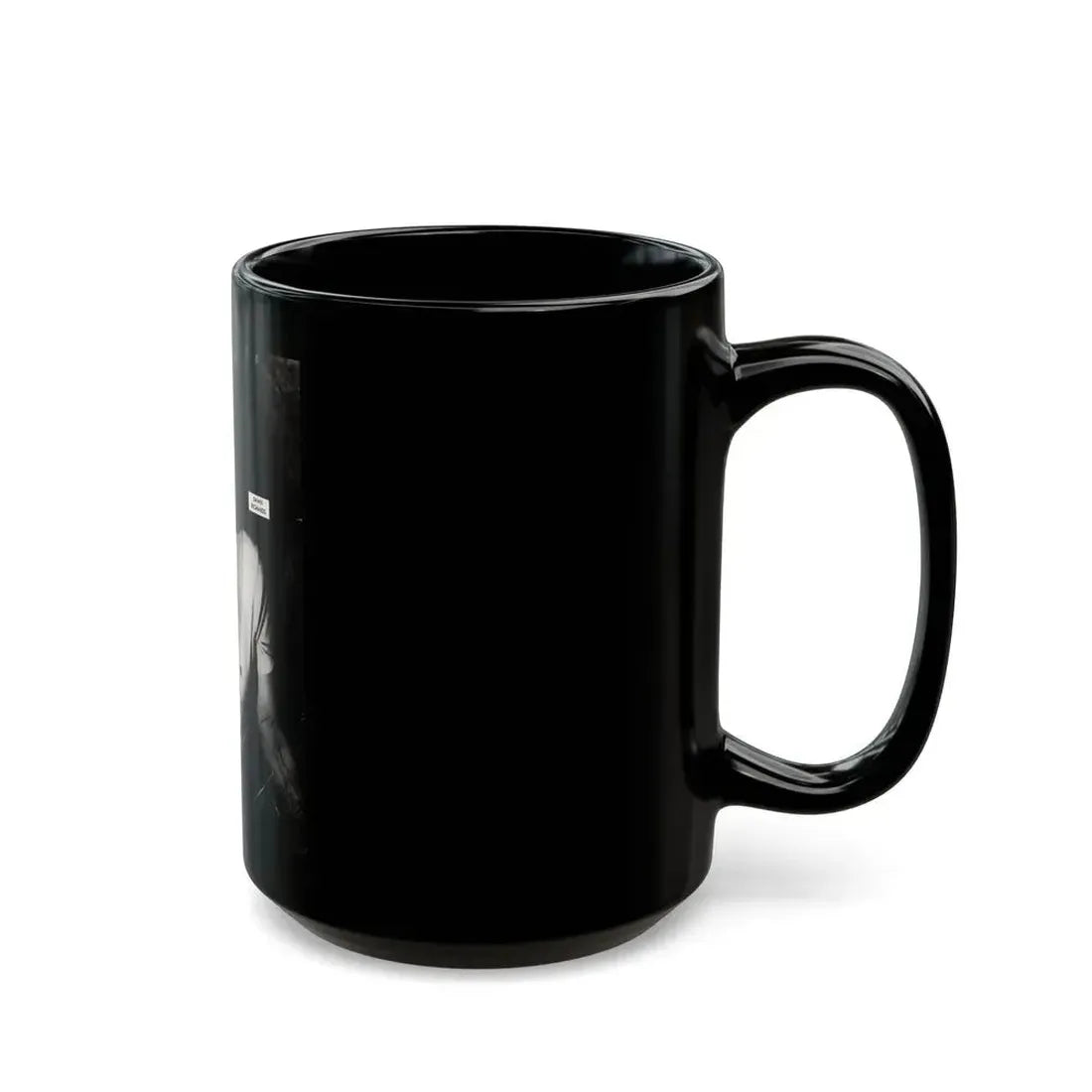 Dawn Richard #79 - Bachelor Pin-Ups Issue #01 Mag. '57 - 1 B&W Photo reverse side of back cover (Vintage Female Icon) Black Coffee Mug - Go Mug Yourself