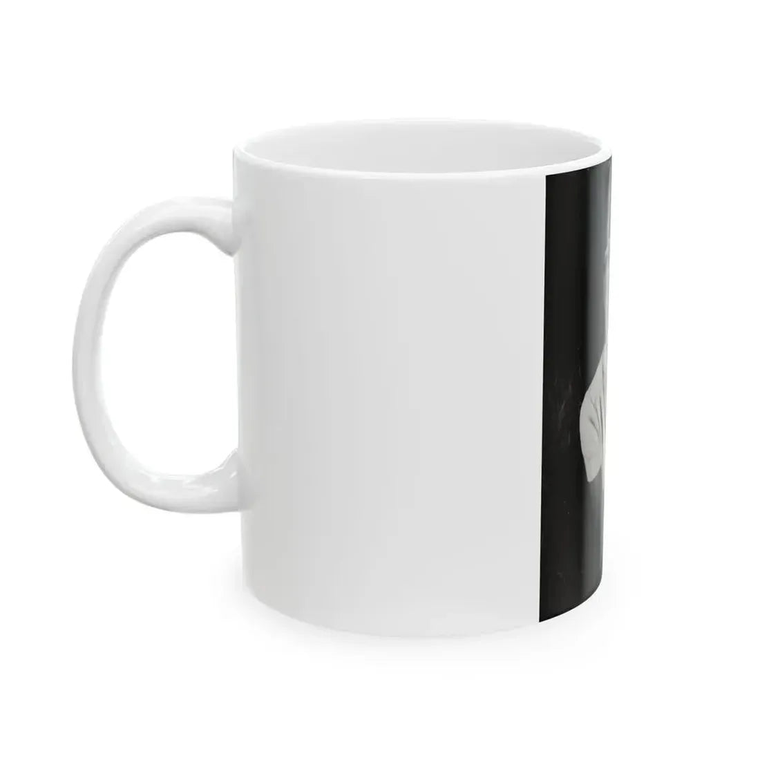 Dawn Richard #79 - Bachelor Pin-Ups Issue #01 Mag. '57 - 1 B&W Photo reverse side of back cover (Vintage Female Icon) White Coffee Mug - Go Mug Yourself