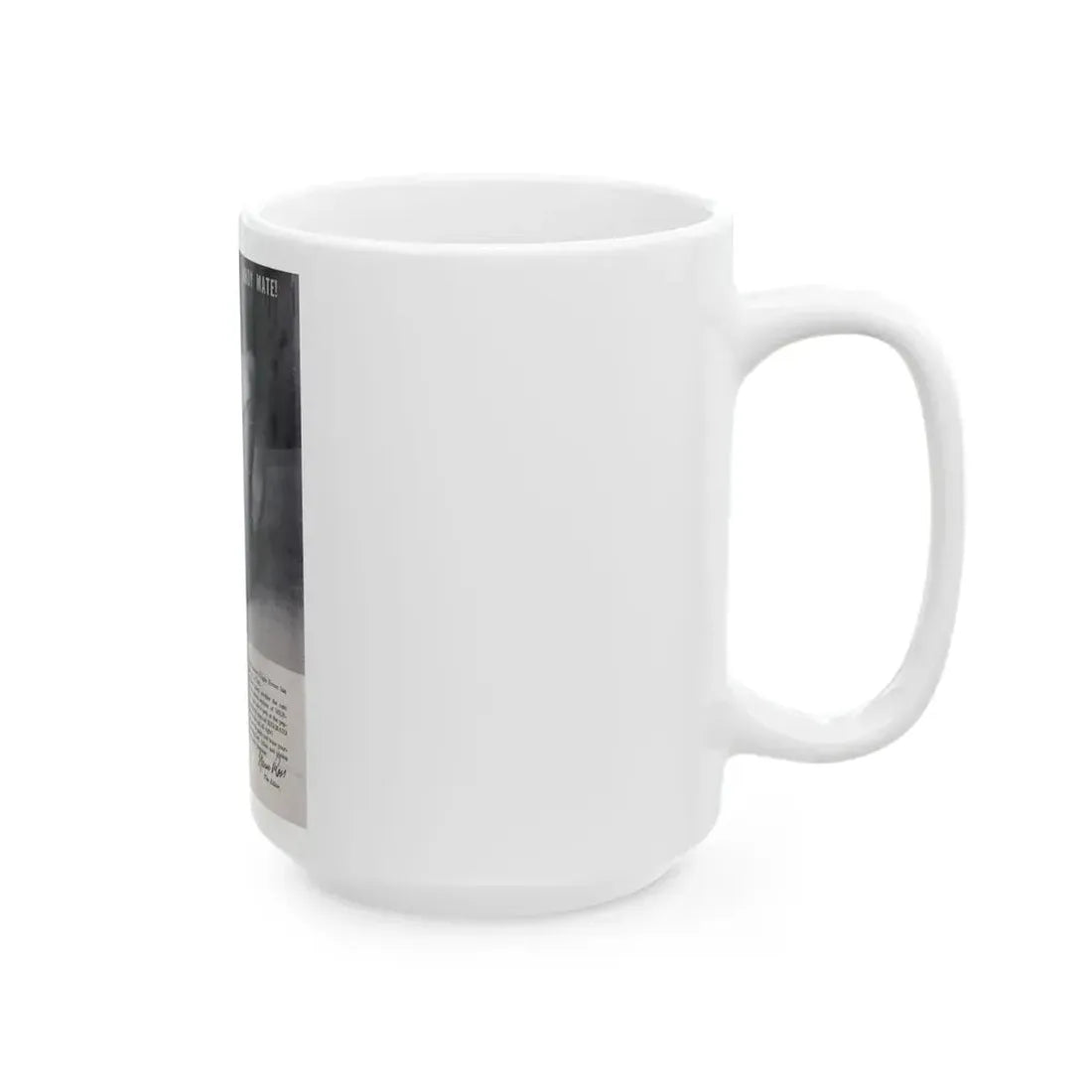 Dawn Richard #83 - Dawn on inside cover here also back with, 5 Page Spread from Mermaid Mag. Vol. 1 No. 3 '58 (Vintage Female Icon) White Coffee Mug - Go Mug Yourself