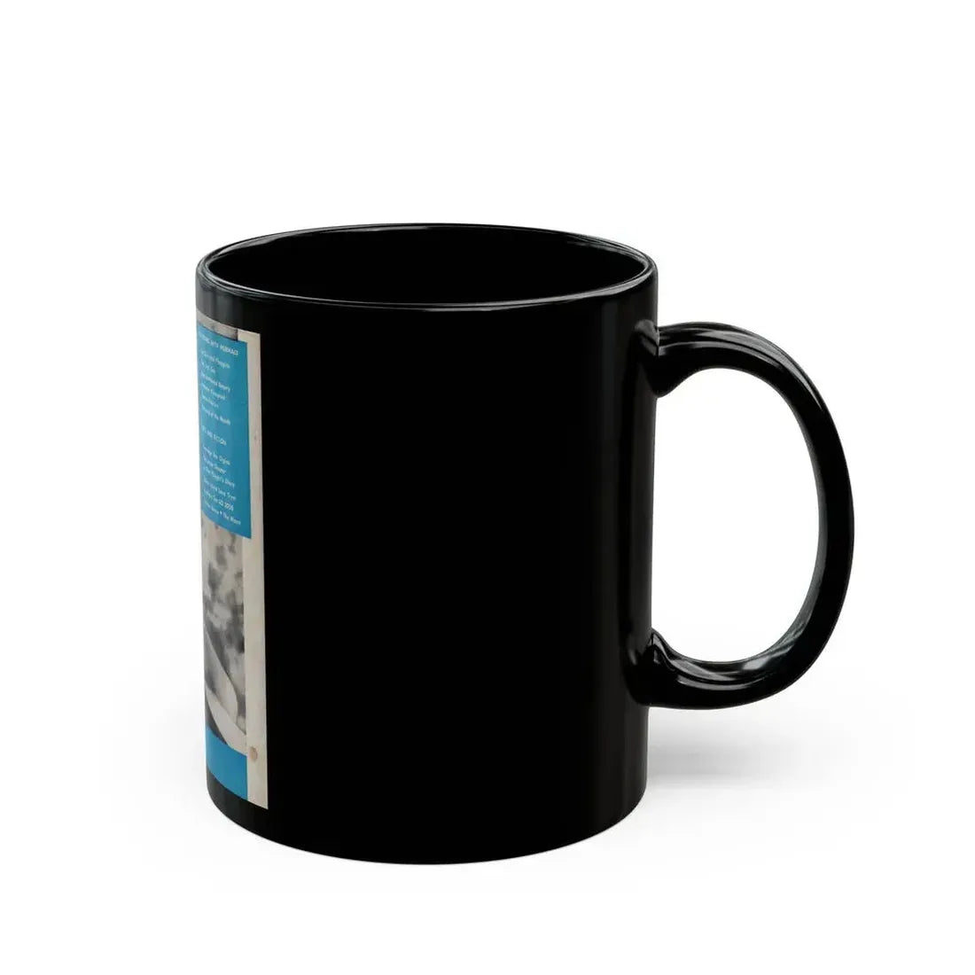 Dawn Richard #87 - Dawn on back cover of Mermaid Mag. Vol. 1 No. 3 '58 (Vintage Female Icon) Black Coffee Mug - Go Mug Yourself