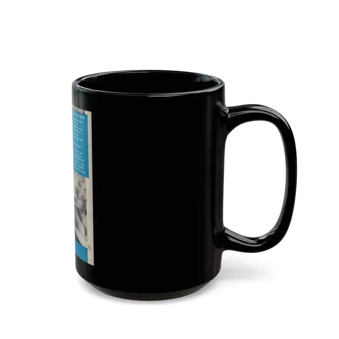 Dawn Richard #87 - Dawn on back cover of Mermaid Mag. Vol. 1 No. 3 '58 (Vintage Female Icon) Black Coffee Mug - Go Mug Yourself