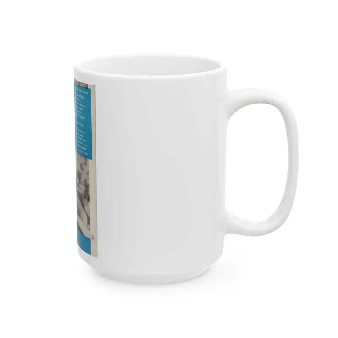 Dawn Richard #87 - Dawn on back cover of Mermaid Mag. Vol. 1 No. 3 '58 (Vintage Female Icon) White Coffee Mug - Go Mug Yourself