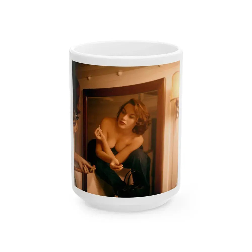 Dawn Richard #90 (Vintage Female Icon) White Coffee Mug 15oz - Go Mug Yourself