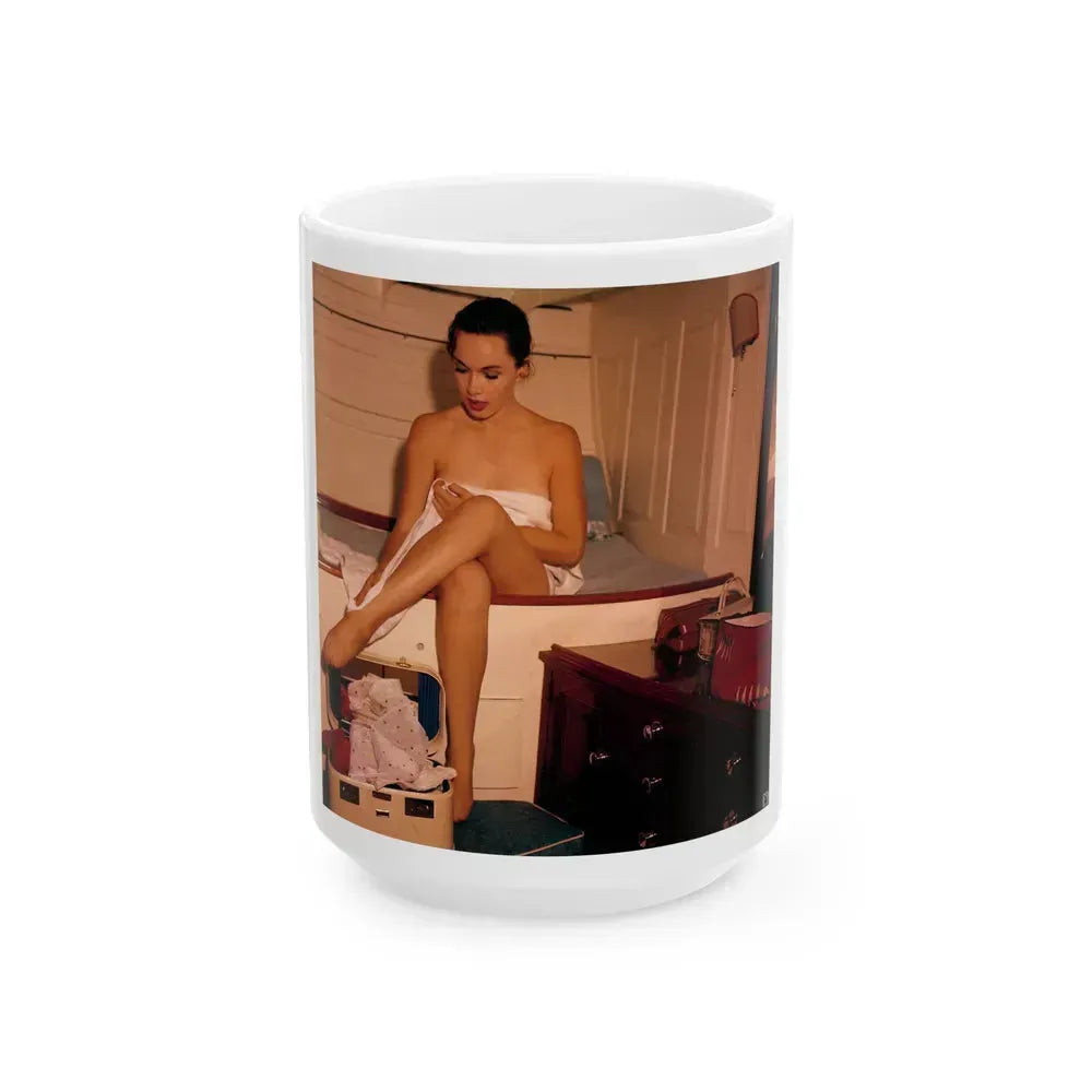 Dawn Richard #91 (Vintage Female Icon) White Coffee Mug 15oz - Go Mug Yourself