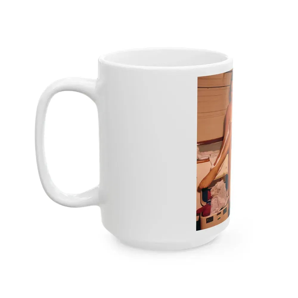 Dawn Richard #91 (Vintage Female Icon) White Coffee Mug - Go Mug Yourself