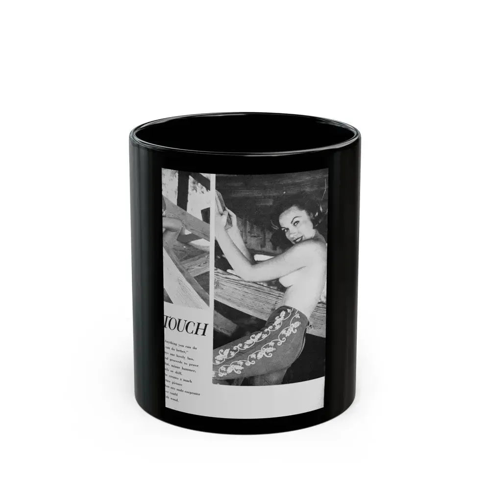 Dawn Richard #96 (Vintage Female Icon) Black Coffee Mug 11oz - Go Mug Yourself
