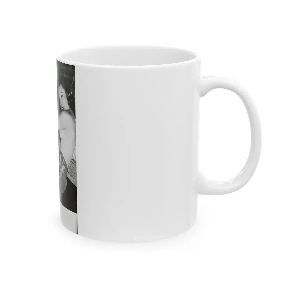 Dawn Richard #96 (Vintage Female Icon) White Coffee Mug - Go Mug Yourself