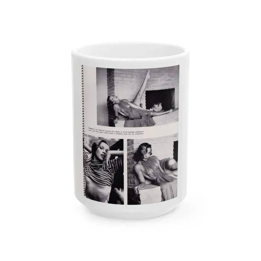 Dawn Richard #98 - Modern Man 1960 Yearbook Queens (Vintage Female Icon) White Coffee Mug 15oz - Go Mug Yourself