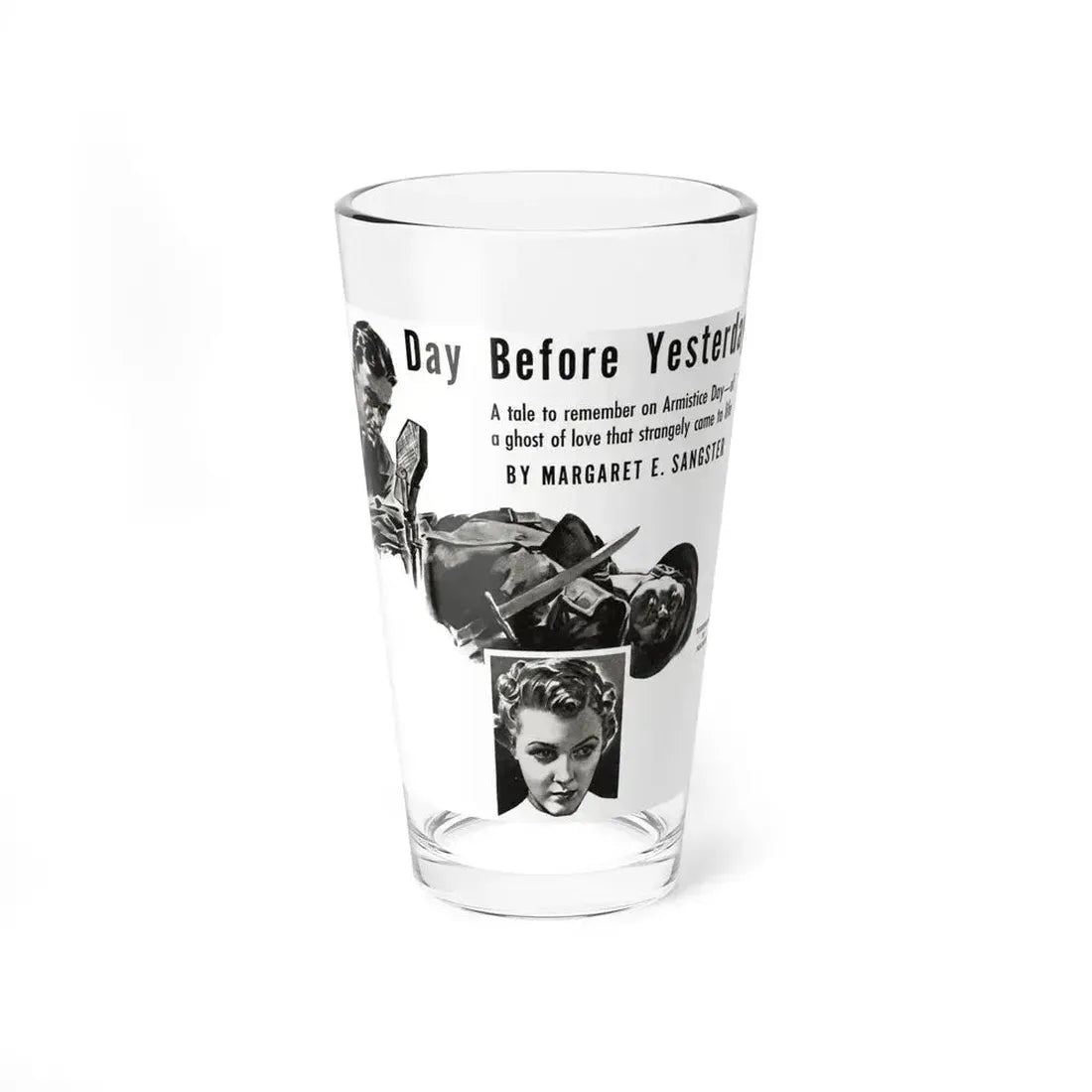 Day Before Yesterday, Liberty magazine, November 12, 1938 - Pint Glass 16oz 16oz - Go Mug Yourself