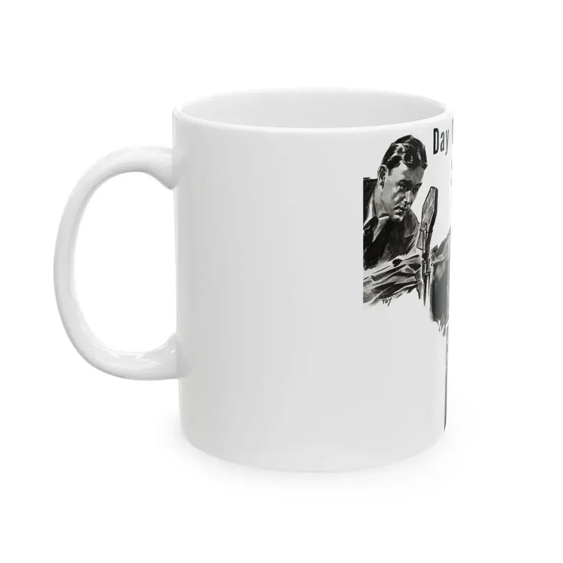 Day Before Yesterday, Liberty magazine, November 12, 1938 - White Coffee Mug - Go Mug Yourself