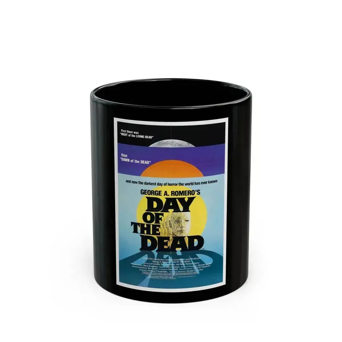 DAY OF THE DEAD 1985 Movie Poster - Black Coffee Mug 11oz - Go Mug Yourself
