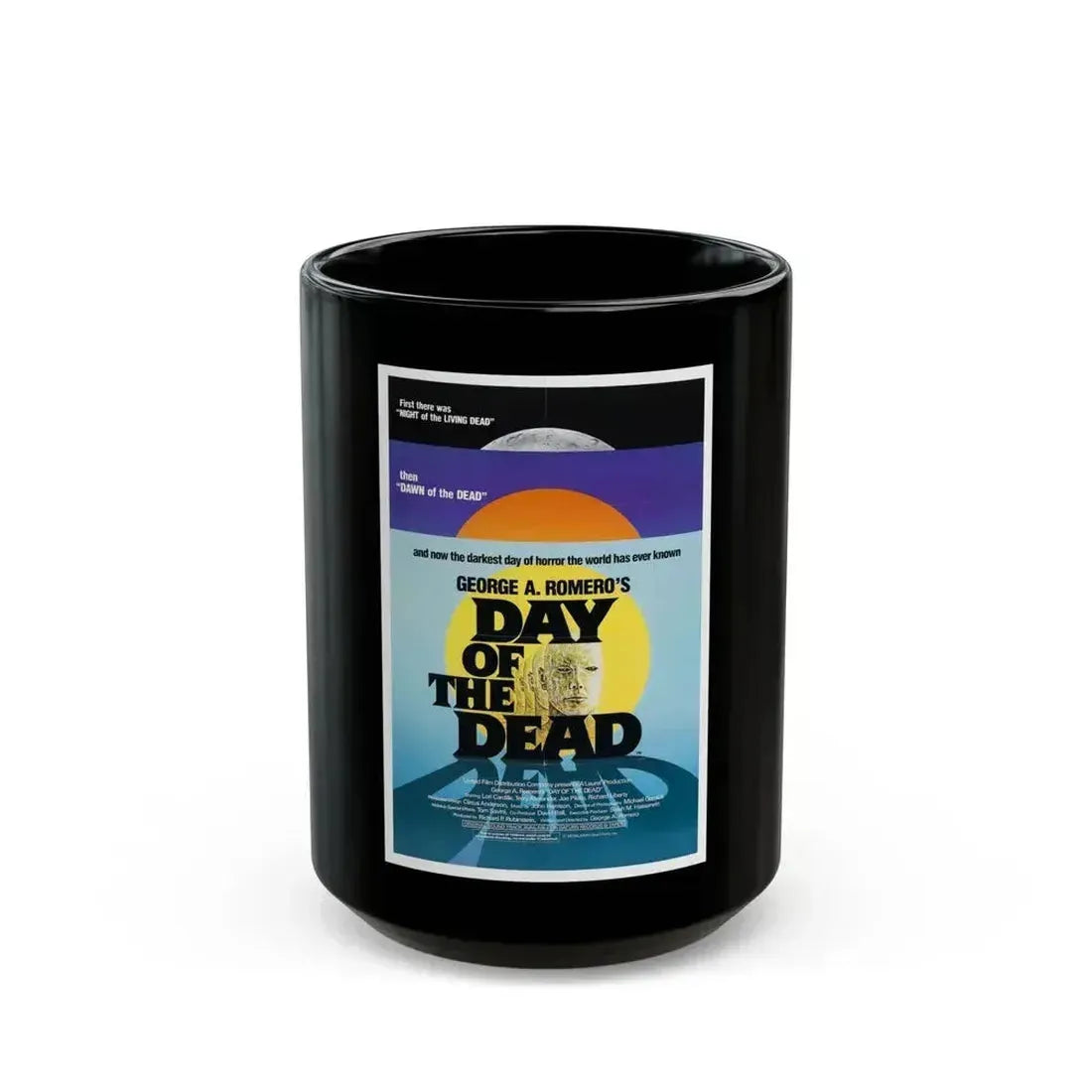 DAY OF THE DEAD 1985 Movie Poster - Black Coffee Mug 15oz - Go Mug Yourself