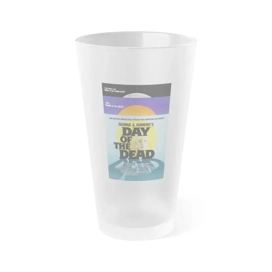 DAY OF THE DEAD 1985 Movie Poster - Frosted Pint Glass 16oz Default Title - Go Mug Yourself