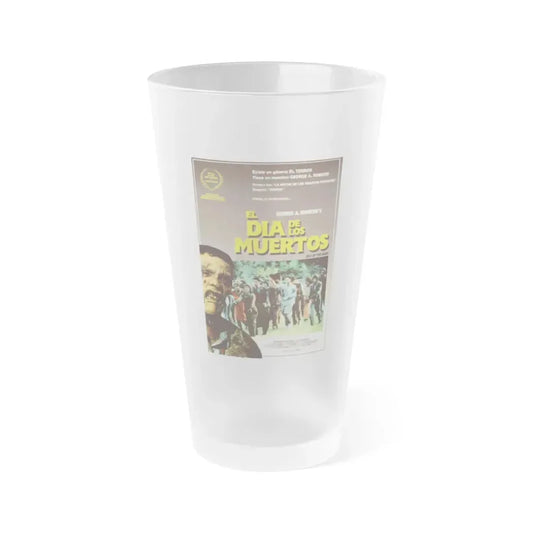 DAY OF THE DEAD (SPANISH) 1985 Movie Poster - Frosted Pint Glass 16oz Default Title - Go Mug Yourself