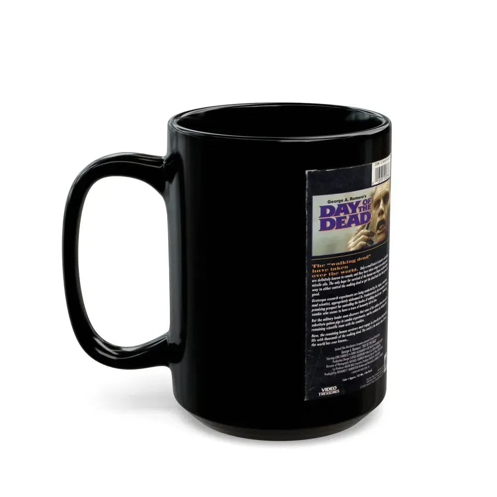DAY OF THE DEAD (VHS COVER) - Black Coffee Mug - Go Mug Yourself