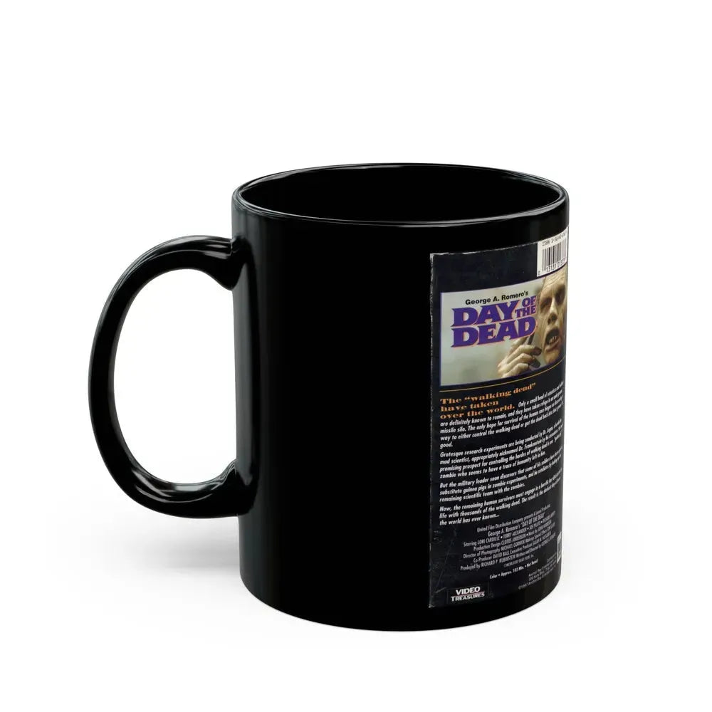 DAY OF THE DEAD (VHS COVER) - Black Coffee Mug - Go Mug Yourself