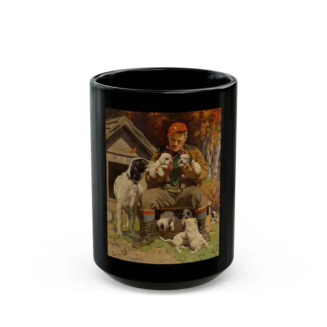 DB&M's Royal Bohemian Beer advertisement, circa 1940 - Black Coffee Mug 15oz - Go Mug Yourself